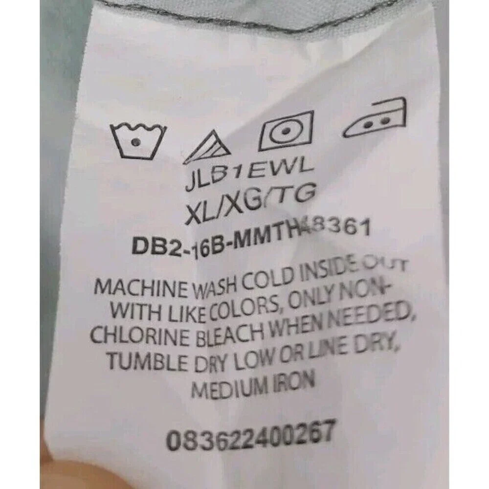 Wrangler Light Green Men's Long Sleeve Shirt Cotton Men XL Cotton - Picture 8 of 10